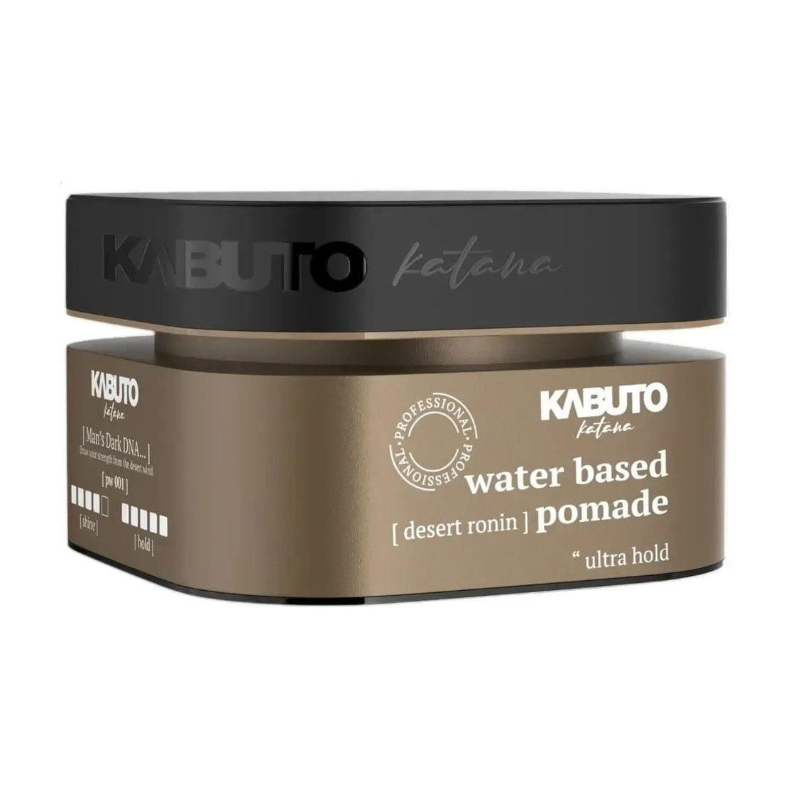 Чоловіча помада для укладання волосся Kabuto Katana Water Based Pomade, Desert Ronin Ультрасильна фіксація, 150 мл